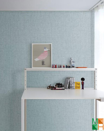  Giấy dán tường Hàn Quốc màu xanh hiện đại 7034-3