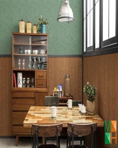 Giấy dán tường Nhật Bản giả gỗ hiện đại 3D P026_02_6004_6008